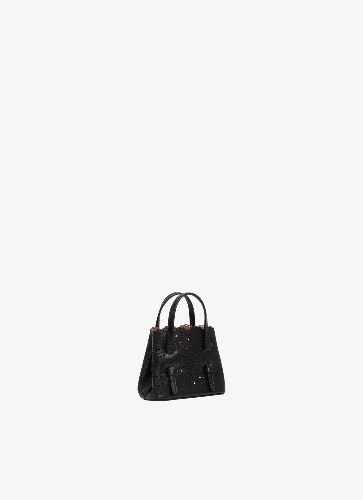 Mini Mina bag in vienne calfskin ALAÏA BLACK MINI MINA BAG IN VIENNE CALFSKIN